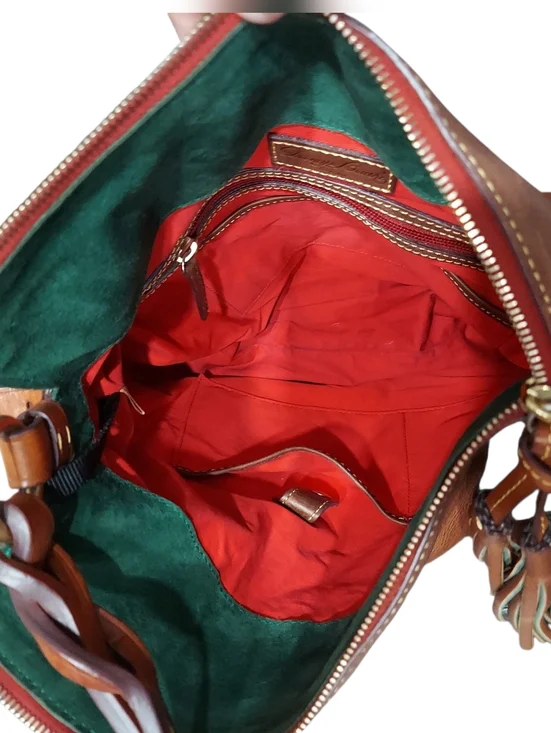 Dooney & Bourke Florentine Twist Strap Zip Hobo Bag - Picture 16 of 16